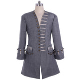 Men's Halloweez Pirates Jacket - Inspired by Medieval Captain Sparrow for Halloween - Halloweez